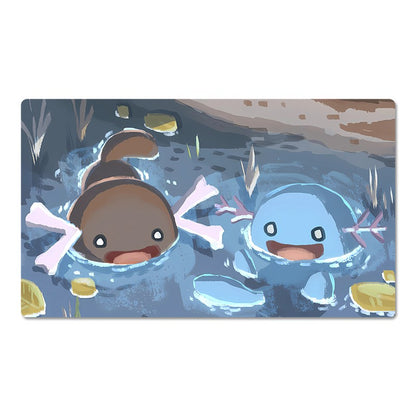 Paldean Wooper Board Game Pokemon Table Playmat TCG CCG Mat Gaming Pad Mousepad