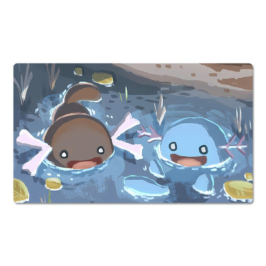 Paldean Wooper Board Game Pokemon Table Playmat TCG CCG Mat Gaming Pad Mousepad
