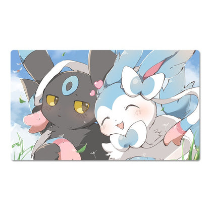 Umbreon Sylveon Board Game Pokemon Table Playmat TCG CCG Trading Card Game Mat
