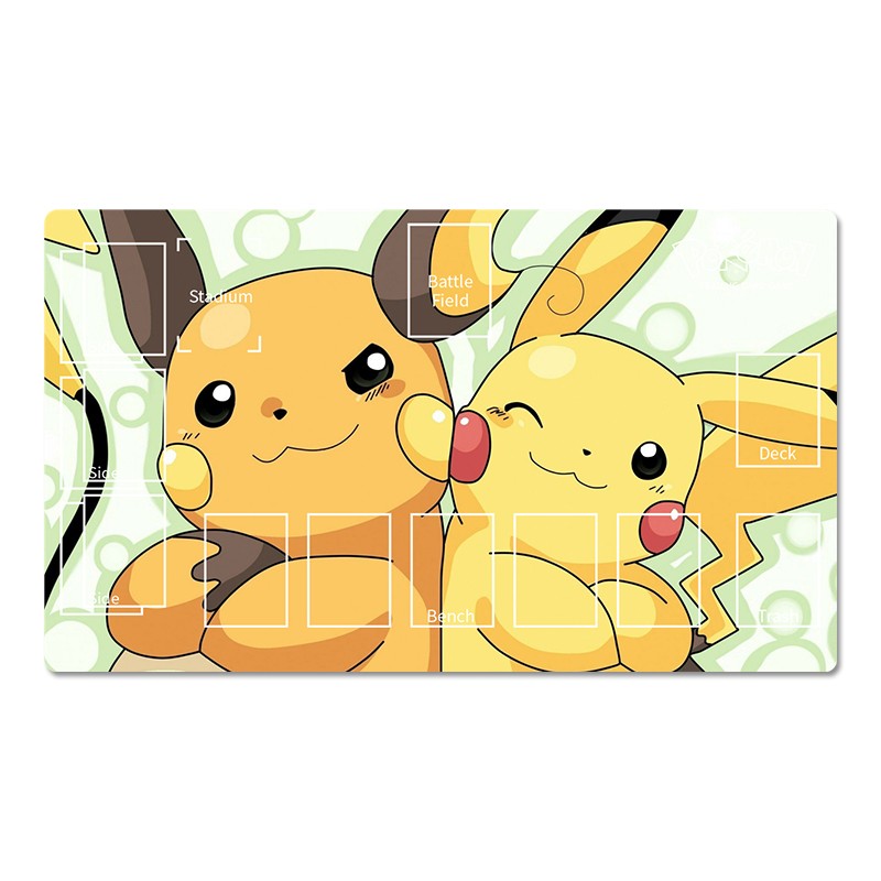 Pokemon Duel Playmat Pikachu TCG CCG Games Play Pad Trading Card Game Mat & Bag