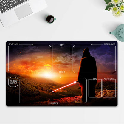 Playmat Starkiller TCG Starwars : Unlimited Trading Card Game Play Mat Free Bag