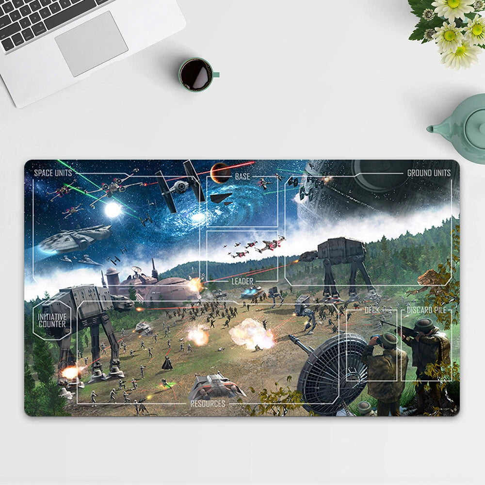 Playmat Battlefront TCG Starwars : Unlimited Trading Card Game Play Mat Free Bag