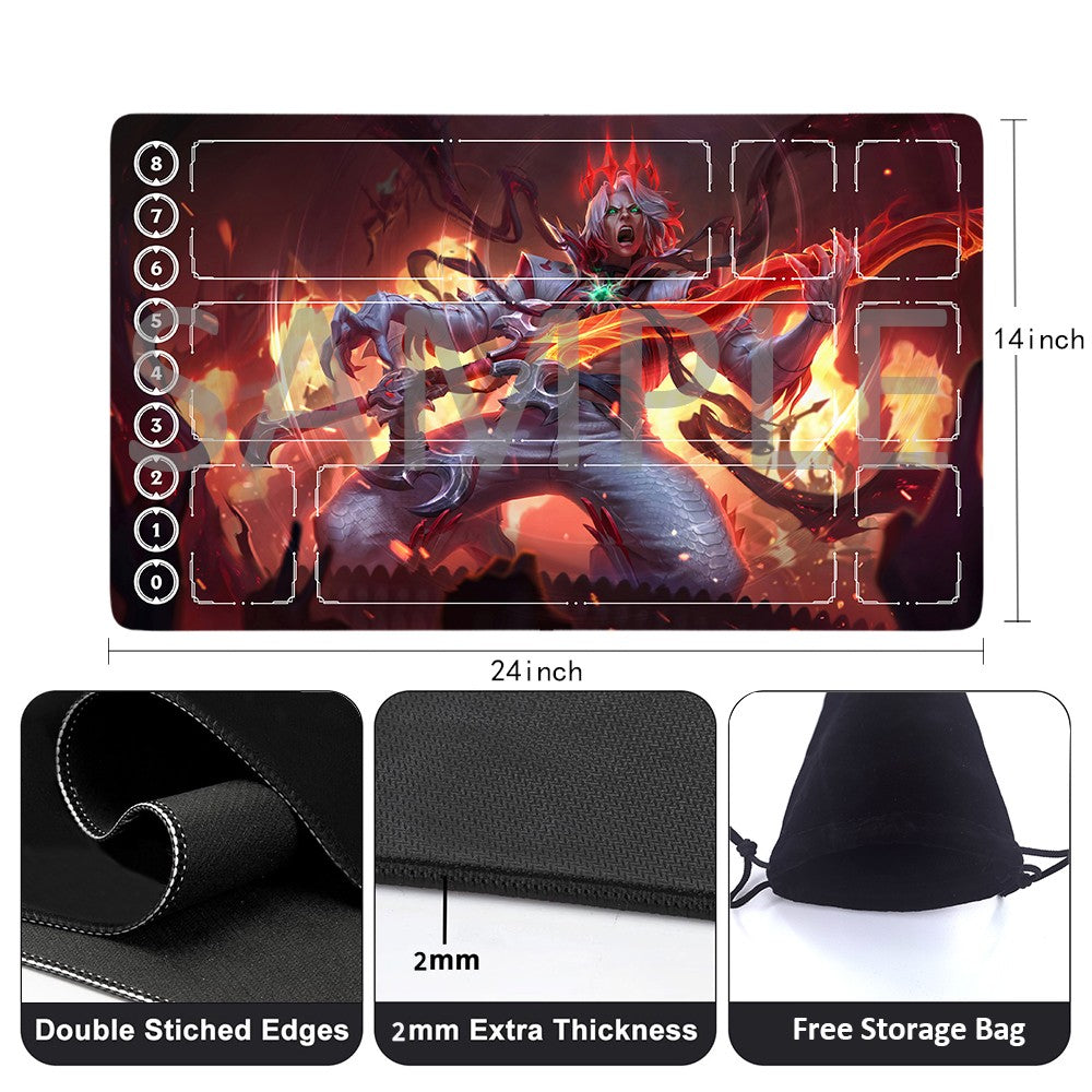 Viego - League Of Legends Riftbound Playmat 24x14 in + Free Storage Bag