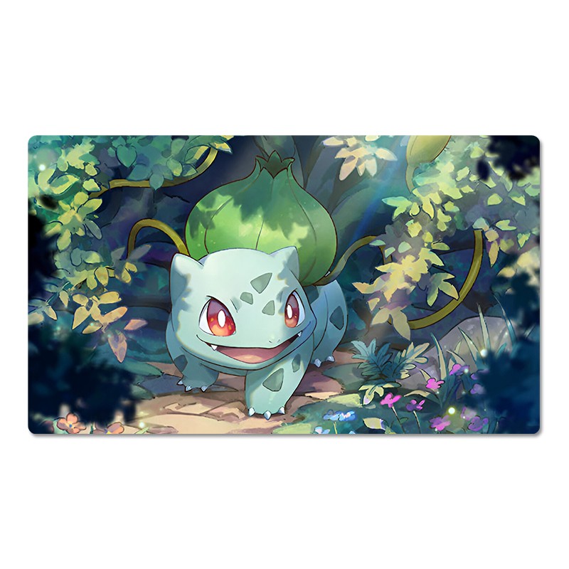 Bulbasaur Board Game Pokemon Playmat Card Games Play Mat TCG CCG Pad Mousepad