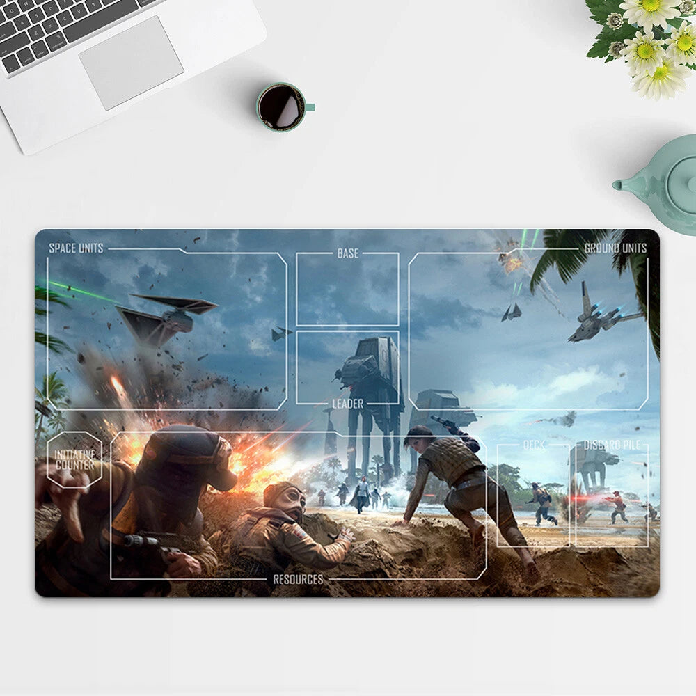 Playmat Battlefront TCG Starwars : Unlimited Trading Card Game Play Mat Free Bag