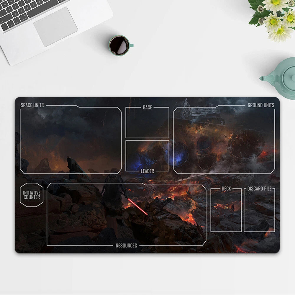 Playmat Starkiller TCG Starwars : Unlimited Trading Card Game Play Mat Free Bag