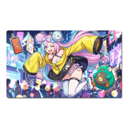 Iono Board Game Pokemon Table Playmat TCG CCG Mat Games Play Pad Mousepad