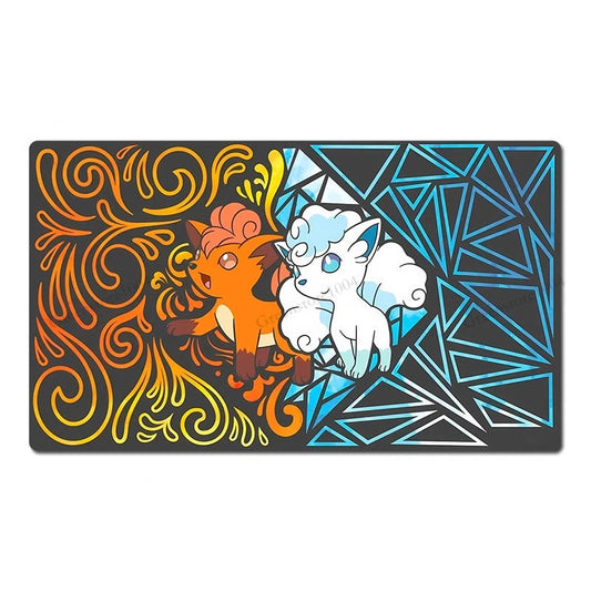 Vulpix &amp; Alolan Vulpix Board Game Pokemon Table Playmat TCG CCG Mat Pad Mousepad