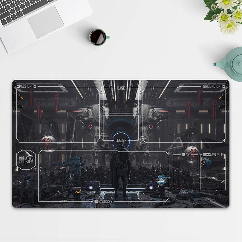 Playmat Galactic Empire TCG Starwars : Unlimited Trading Card Game Mat Free Bag