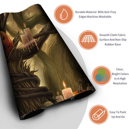 CROSSROADS CANDLEGUIDE -Board Game MTG Playmat Magic The Gathering Playmat Stitched Edge