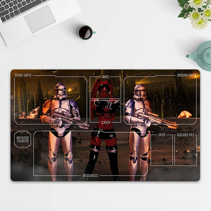 Playmat Stormtrooper TCG Starwars : Unlimited Trading Card Game Play Mat FreeBag