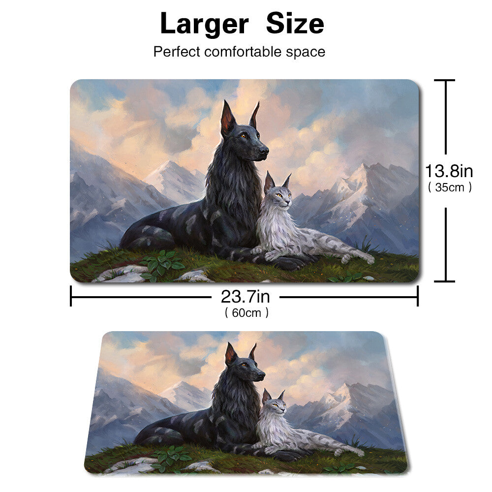 RIN AND SERI, INSEPARABLE- Board Game MTG Playmat Games Mousepad Play Mat of TCG