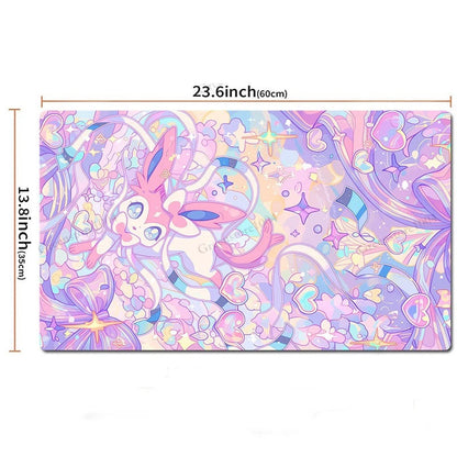 Sylveon Board Game Pokemon Table Playmat TCG CCG Mat Gaming Pad Mousepad &amp; Bag