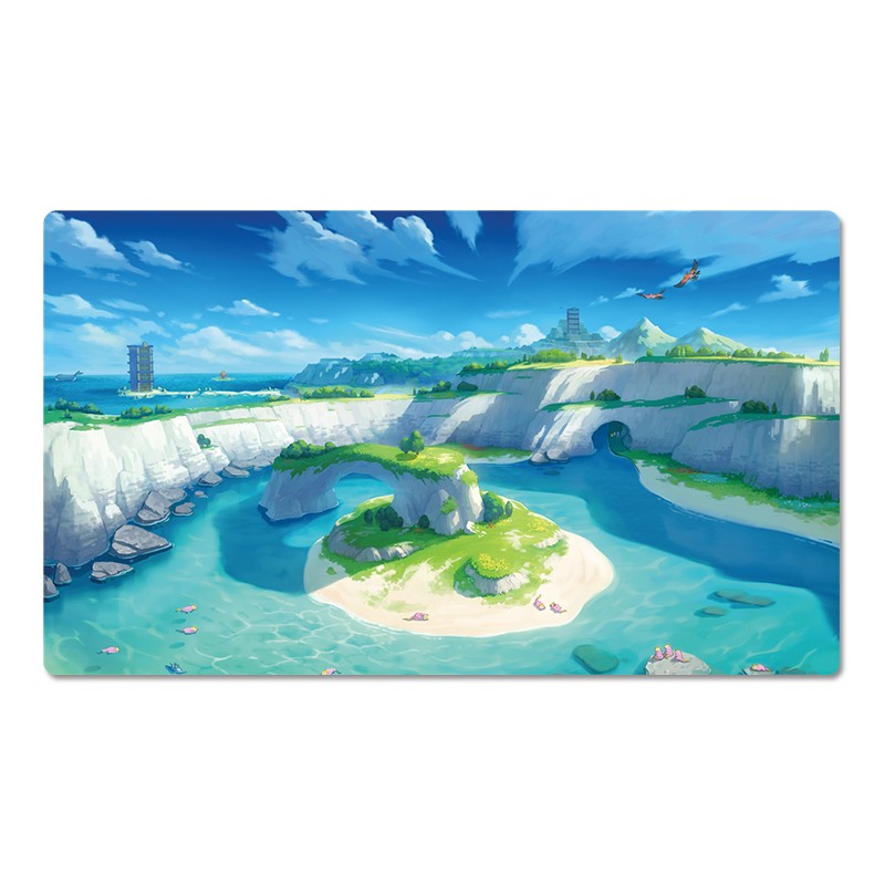 Isle of Armor Board Game Pokemon Playmat PTCG TCG CCG Pad Trading Card Games Mat