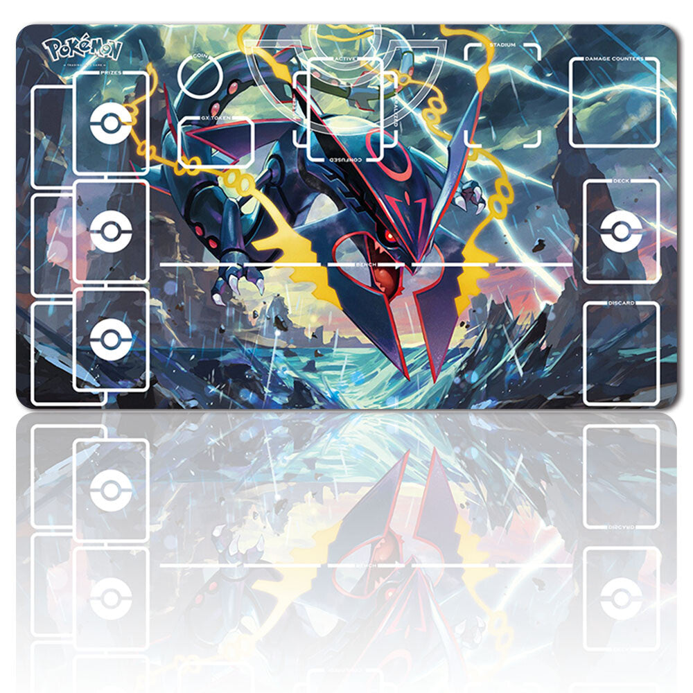 Rayquaza - Board Game Pokemon Playmat Games Mousepad Play Mat of TCG CCG