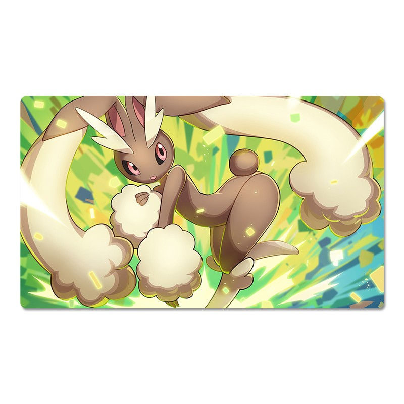 Lopunny Board Game Pokemon Table Playmat Card Play Mat TCG CCG Pad Mousepad