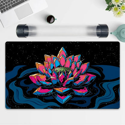 Jeweled Lotus Playmat Custom Mat Free High Quality Tube