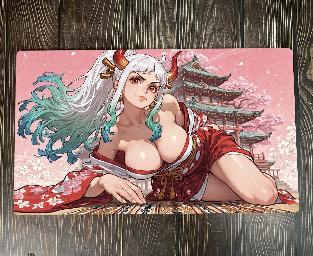 One Piece Yamato O-P Table Duel Playmat OPCG TCG CCG Mousepad Trading Card Game Deskmat