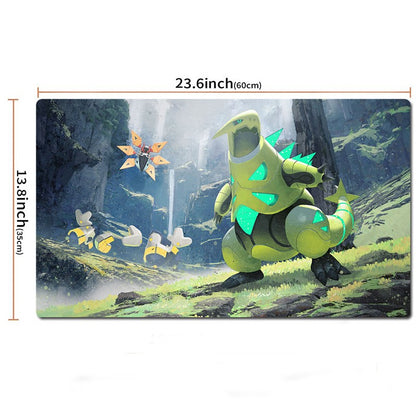 Tyranitar Board Game Pokemon Playmat PTCG TCG CCG Pad Trading Card Games Mat