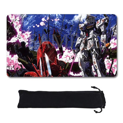 Gundam Playmat Suitable for GCG , includes Storage Bag, 24 x 14 inches (198274)