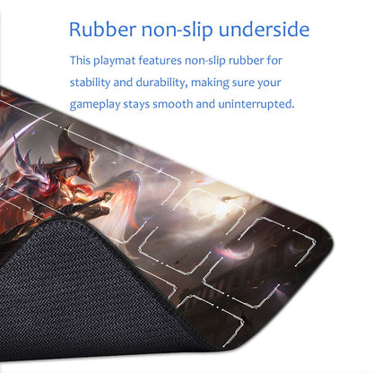 Yone - League Of Legends Riftbound Playmat 24x14 in + Free Storage Bag