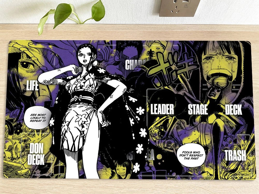 One Piece Nico Robin Table Duel Playmat CCG OPCG Mat Trading Card Game Mousepad Deskmat