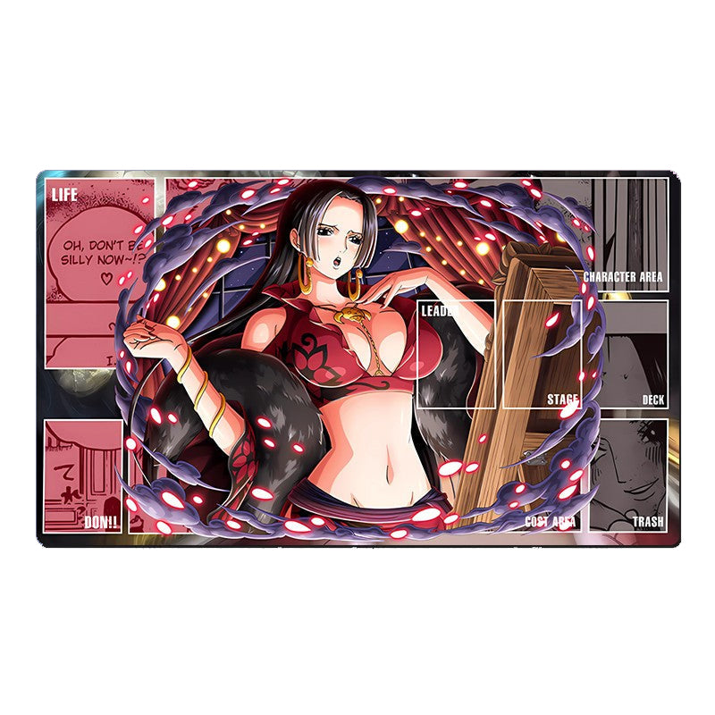 Boa Hancock One Piece Table Playmat OPCG TCG CCG Gaming Play Pad Trading Card Game Mat