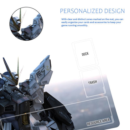 Gundam Playmat Suitable for GCG ,includes Storage Bag, 24 x 14 inches (GD5101411)