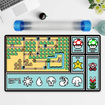Brothers Playmat with Card Zones Custom Mat Free Best Tube