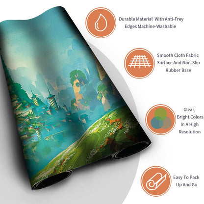SOUTHERN AIR TEMPLE - MTG Playmat | TCG CCG Card Game Mat | Non-Slip Base