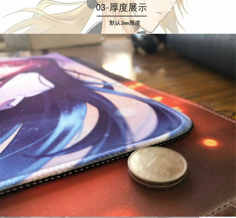 Anime High School DXD Mouse Pad Large Keyboard Mice Mat Thicken Gaming Play Mat