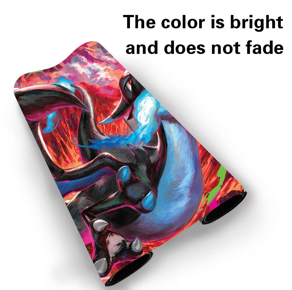 Mega Charizard X Board Game Pokemon Playmat Card Play Mat TCG CCG Pad Mousepad