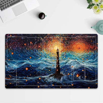 Playmat Lighthouse TCG Starwars : Unlimited Trading Card Game Play Mat Free Bag