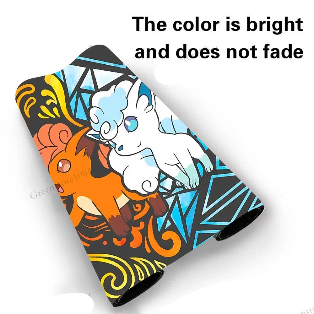 Vulpix &amp; Alolan Vulpix Board Game Pokemon Table Playmat TCG CCG Mat Pad Mousepad