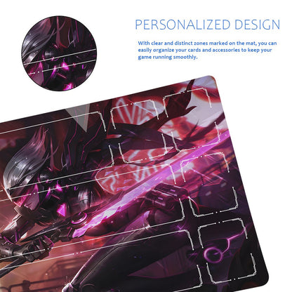 Fiora - League Of Legends Riftbound Playmat 24x14 in + Free Storage Bag