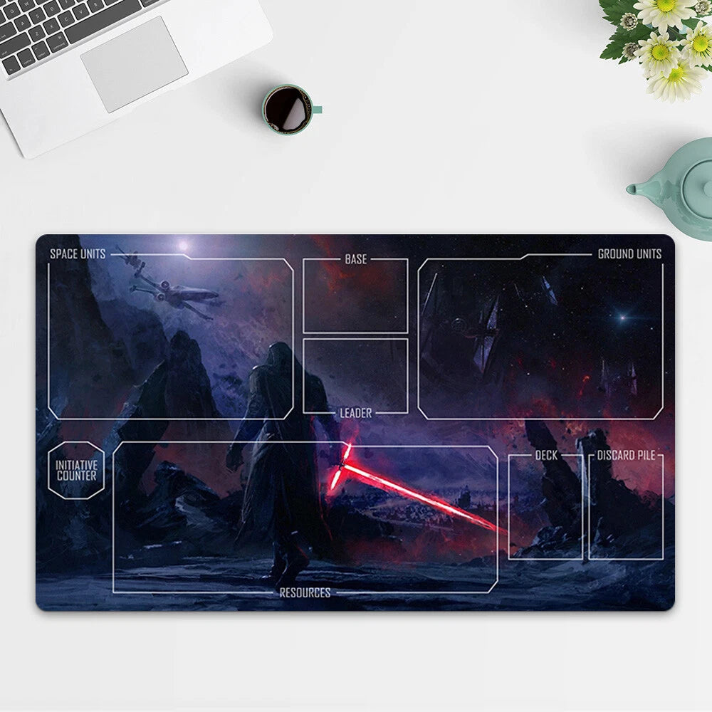 Playmat Kylo Ren Star TCG Starwars : Unlimited Trading Card Game Mat Free Bag