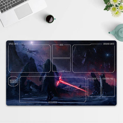 Playmat Kylo Ren Star TCG Starwars : Unlimited Trading Card Game Mat Free Bag