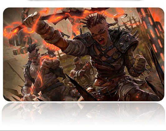 Far Fortune, End Boss - Magic The Gathering MTG Playmat TCG CCG MTG Playmat Stitched Edge