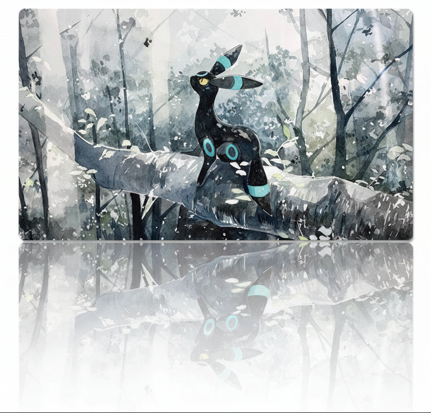 Umbreon Board Game Pokemon Table Playmat TCG CCG Mat Gaming Play Pad Mousepad