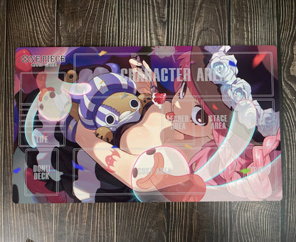 One Piece OPCG TCG CCG Pad Kumacy Perona Table Playmat Trading Card Game Desk Mat Mousepad