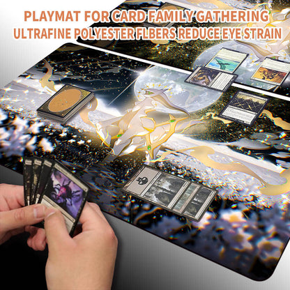 New Pokemon Arceus Playmat Stitched Edge | Pokemon Playmat Stitched Edge With Zones | 386922
