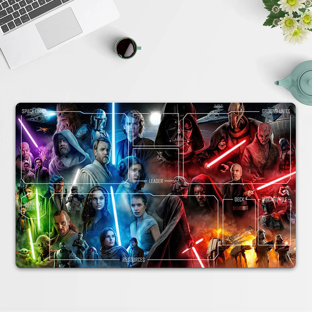 Playmat SW Family TCG Starwars : Unlimited Trading Card Game Play Mat Free Bag