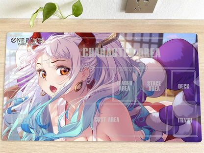 Yamato One Piece Table Playmat OPCG TCG CCG Mouse Pad Trading Card Game DeskMat