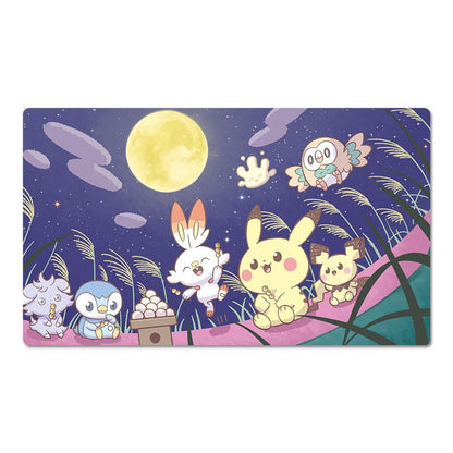 Pokemon Playmat Pikachu Scorbunny Rowlet Yamper TCG CCG Card Game Mat Mousepad