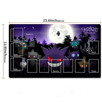 Gengar Board Card Game Pokemon Playmat TCG CCG PTCG Trading Deskmat Mousepad