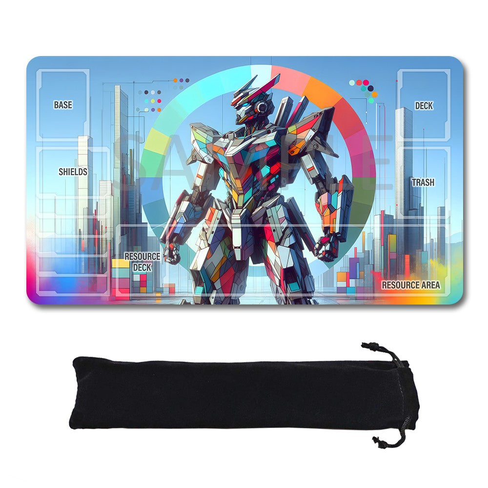 Gundam Playmat Suitable for GCG , includes Storage Bag, 24 x 14 inches (1342705)