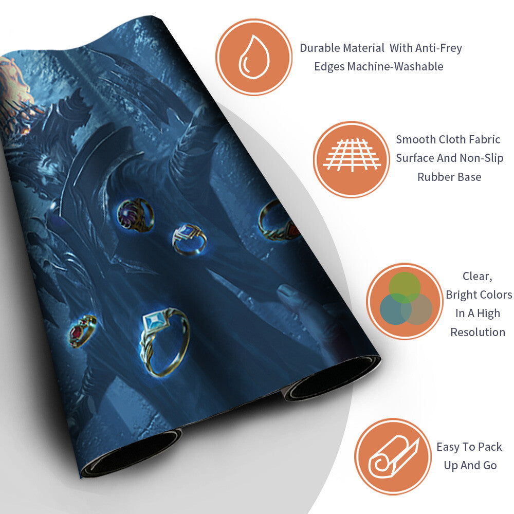 BOON OF THE WISH-GIVER - Magic The Gathering MTG Playmat TCG CCG MTG Playmat Stitched Edge