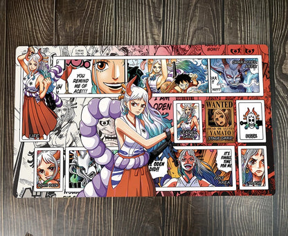One Piece O-P OPCG TCG CCG Gaming Play Pad Yamato Table Playmat Trading Card Game Desk Mat Mousepad