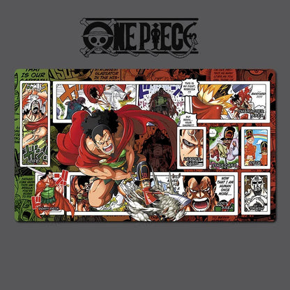 Collage of 'One Piece' character and scenes with the 'One Piece' logo at the top.