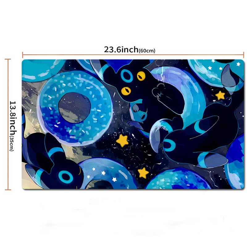 Umbreon Eevee Pokemon Table Playmat PTCG TCG CCG Play Pad Trading Card Games Mat